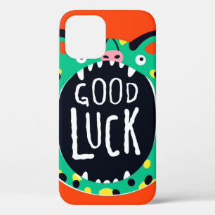 Abstract pig good luck iPhone 12 case