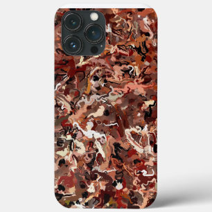 Abstract Pine Needles iPhone 13 Pro Max Case