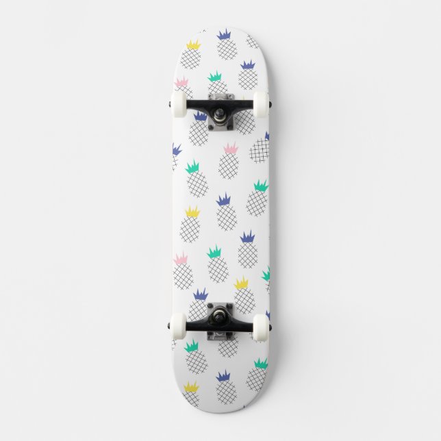 Abstract Pineapples Skateboard (Front)