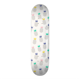 Abstract Pineapples Skateboard
