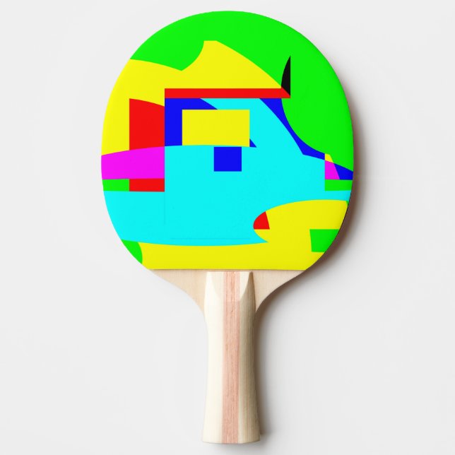 Abstract Ping Pong Paddle (Front)