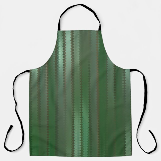abstract pink background. fractal explosion star w apron (Front)