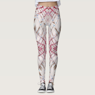 Abstract pink dynamic texture. leggings