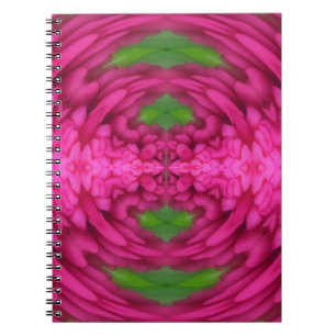 Abstract Pink Flower Petals Notebook