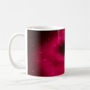 Abstract pink fractal composition. Magic explosion Coffee Mug