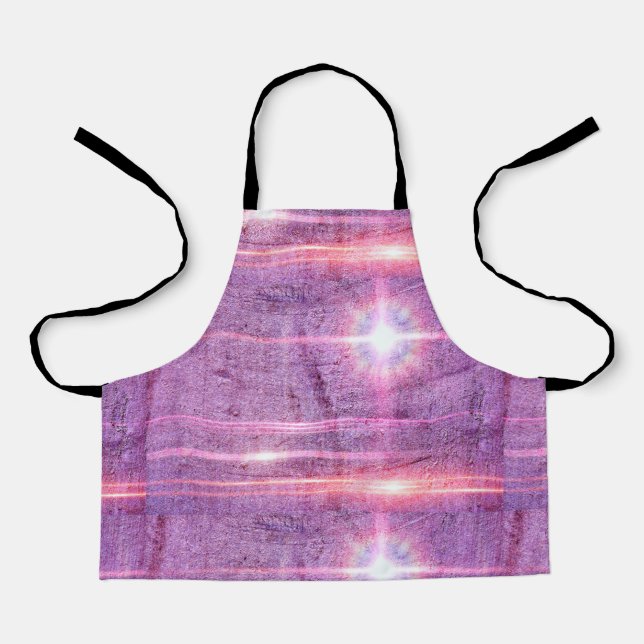 Abstract Pink Light Flares Apron (Front)
