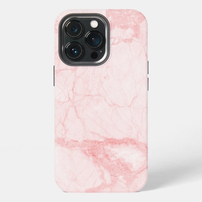 Abstract Pink Marble iPhone Case (Back)