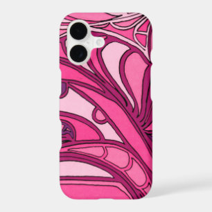 Abstract Pink Panel Painting