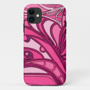 Abstract Pink Panel Painting iPhone 11 Case