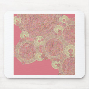 abstract pink pattern floral colour personalise ar mouse pad