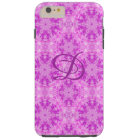 Abstract pink patterned phone case