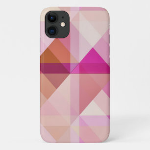 Abstract Pink Peach Geometric Phone Case