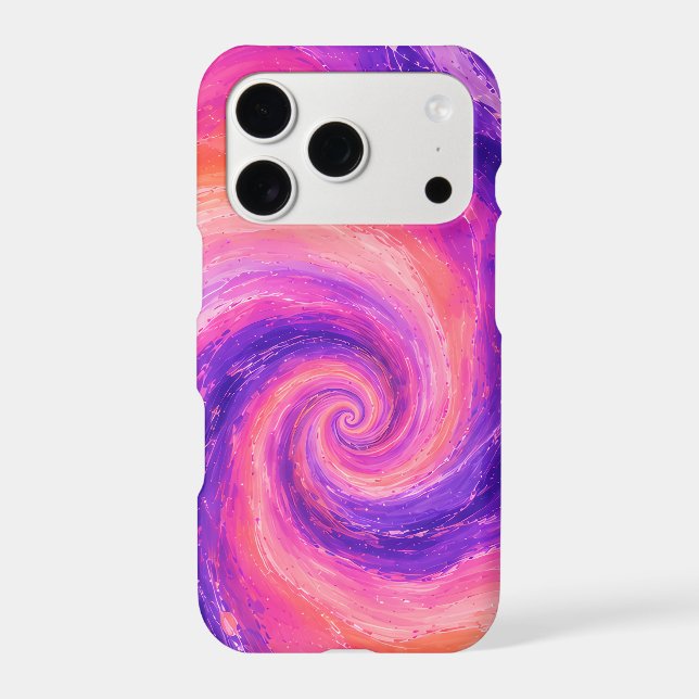Abstract Pink Purple Vortex (Back)