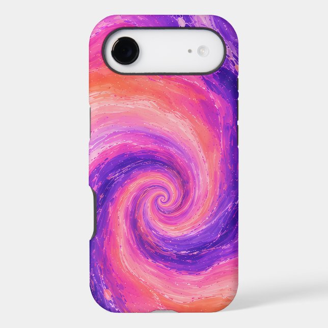 Abstract Pink Purple Vortex (Back)
