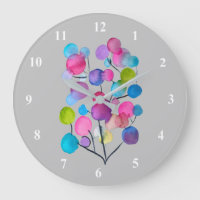 Abstract pink Summer Tree art