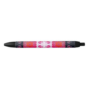 Abstract Pink Var Symmetry Music Black Ink Pen