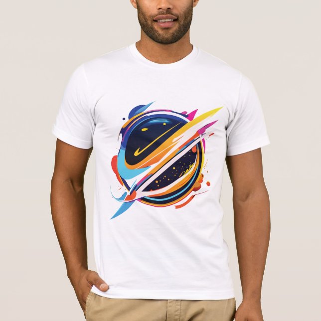 Abstract Planet T-Shirt (Front)