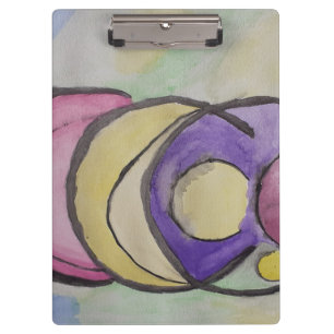 Abstract Planets Art Clipboard