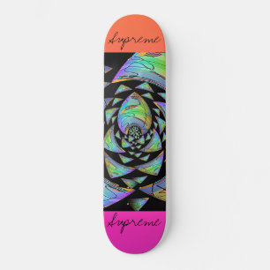 Abstract Plant Design Skateboard