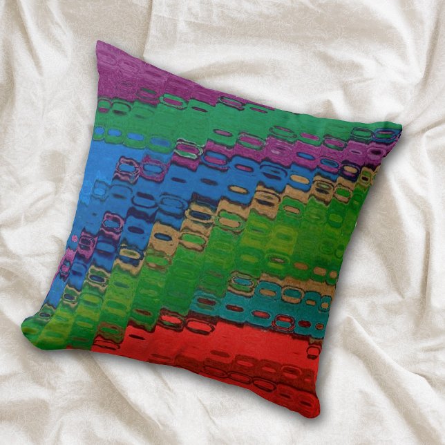 Abstract Playful Colour Pillow (Creator Uploaded)