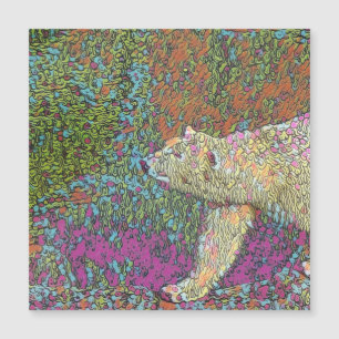 Abstract Polar Bear