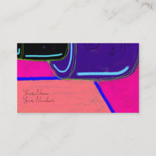 Abstract Polish Bottle Business Card