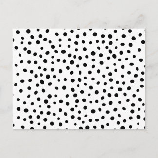 Abstract Polka Dot Pattern Postcard