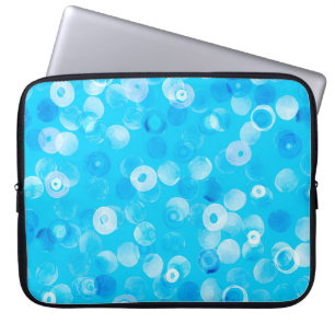 Abstract polka dots seamless pattern laptop sleeve