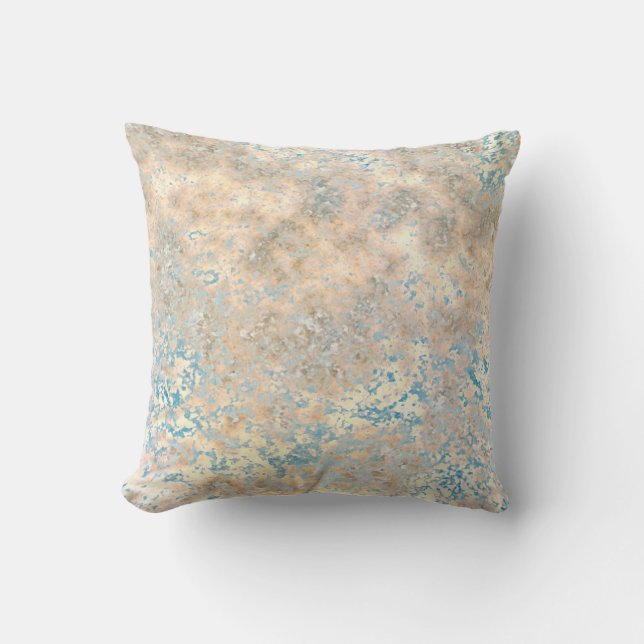 Abstract Polyester Throw Pillow 16" x 16" (Front)