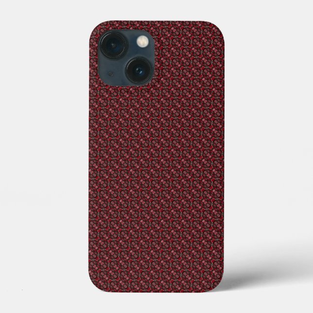 Abstract pomegranate seeds pattern Case-Mate iPhone case (Back)