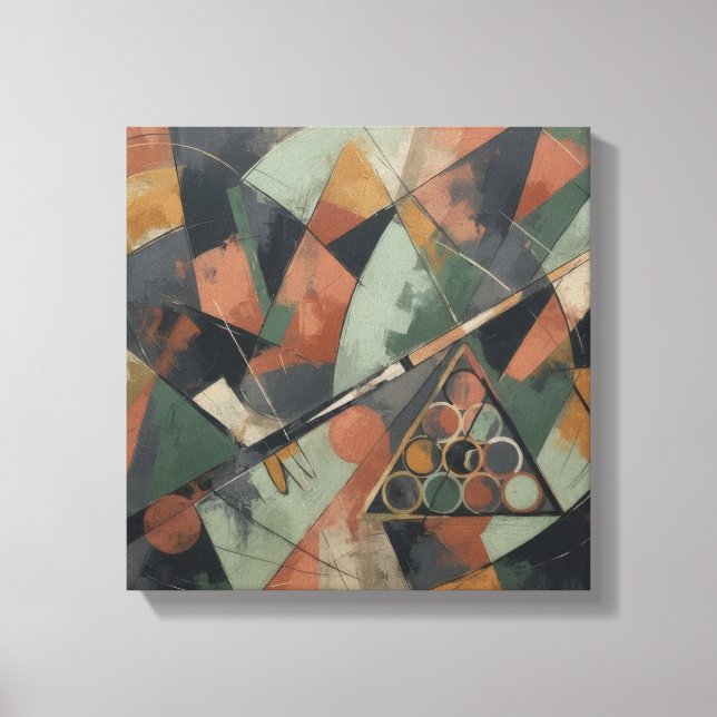 Abstract Pool Canvas Print (Front)