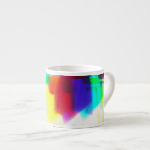 Abstract Popart Primary Rainbow Speciality Mug