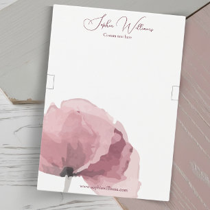 Abstract Poppy Bracelet Jewellery Display Card