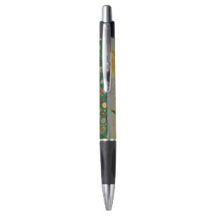 Abstract poppy field pen