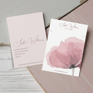 Abstract Poppy Necklace Jewellery Display Card