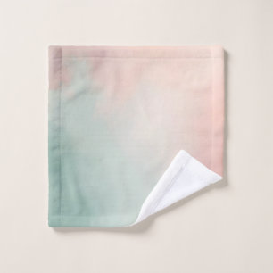 Abstract Popular Blush Pink Mint Collection Bath Towel Set
