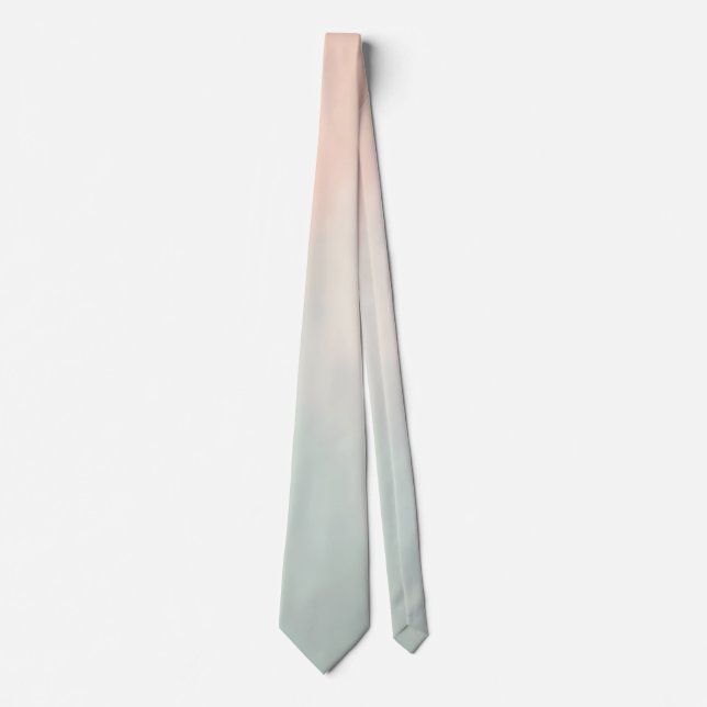 Abstract Popular Blush Pink Mint Collection Tie (Front)