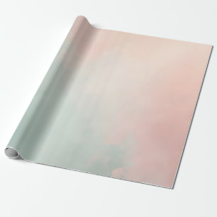 Abstract Popular Blush Pink Mint Collection Wrapping Paper