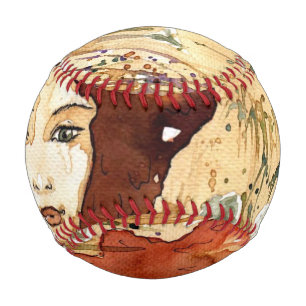 Abstract portrait 3 baseball