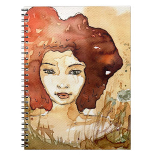 Abstract portrait 3 notebook