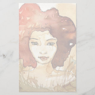Abstract portrait 3 stationery