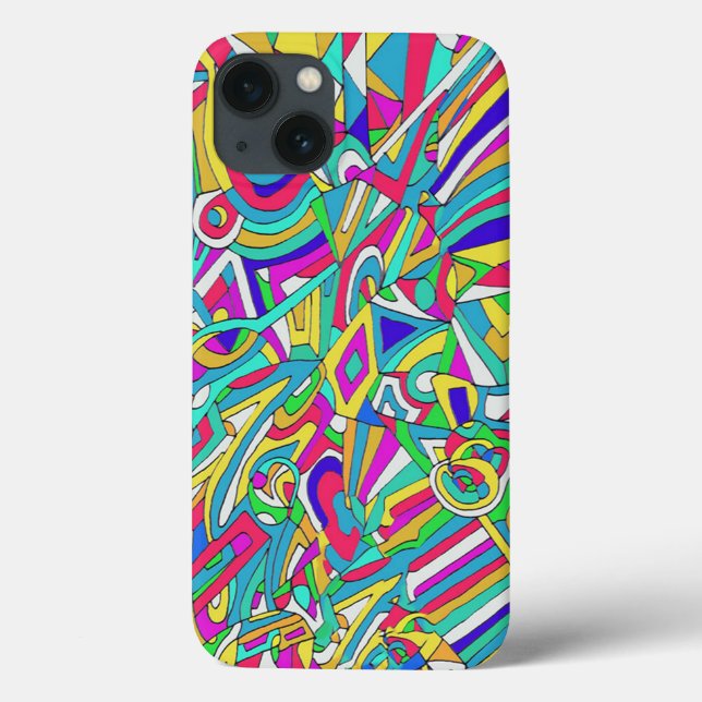 Abstract Portrait Case-Mate iPhone Case (Back)