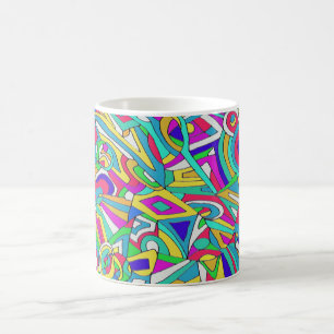 Abstract Portrait Coffee Mug