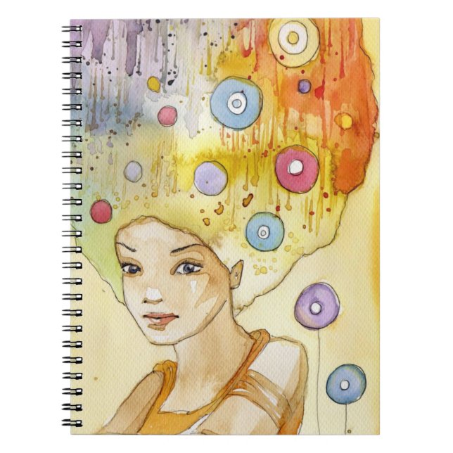 Abstract portrait notebook (Front)