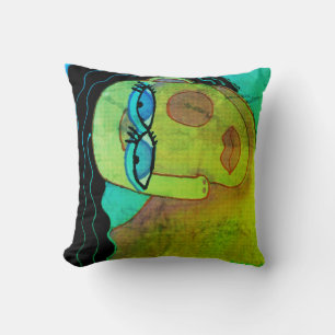 Abstract Portrait of a Woman Cushion