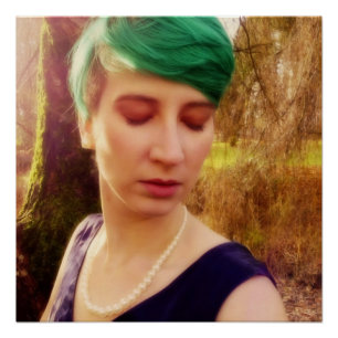 Abstract Portrait Poster