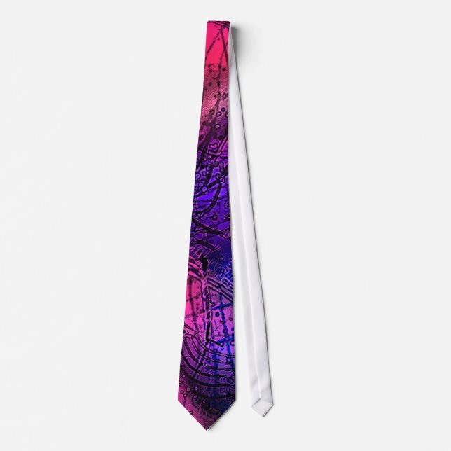Abstract Postage Stamp Tie (Front)