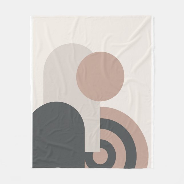 Abstract posters fleece blanket (Front)