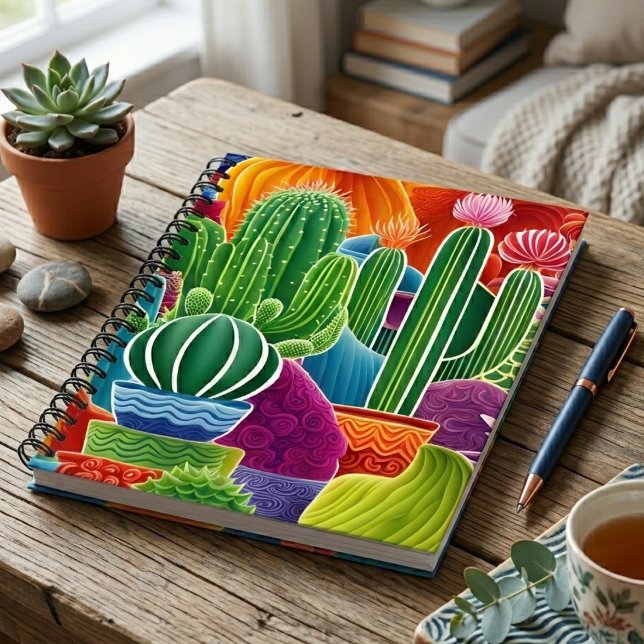Abstract Potted Cacti Notebook (Creator Uploaded)
