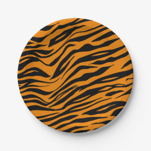 Abstract Predator Skin Camo Art: Adventure design Paper Plate